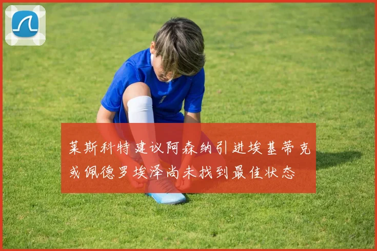 莱斯科特建议阿森纳引进埃基蒂克或佩德罗埃泽尚未找到最佳状态